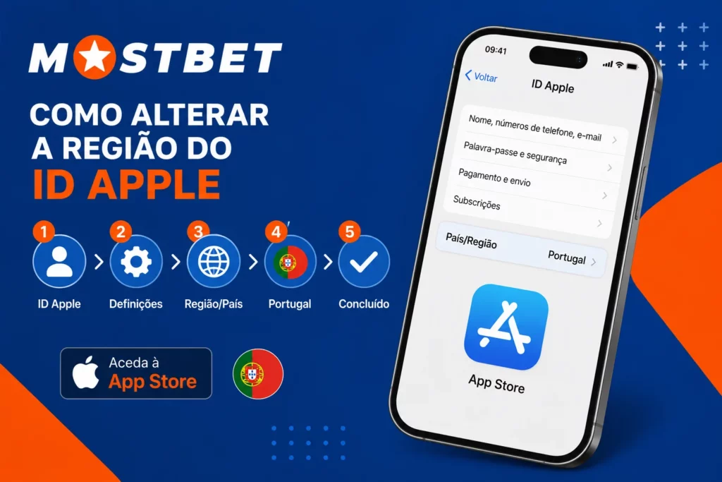 Como Alterar a Região do ID Apple se a App não Estiver Disponível